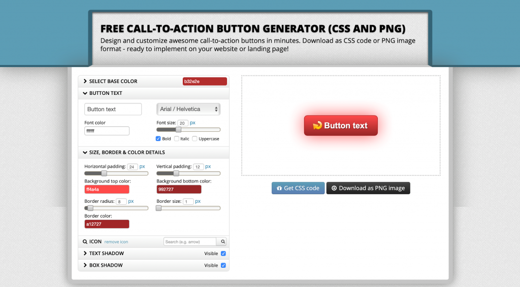 Call to action Generator de Button Optimizer